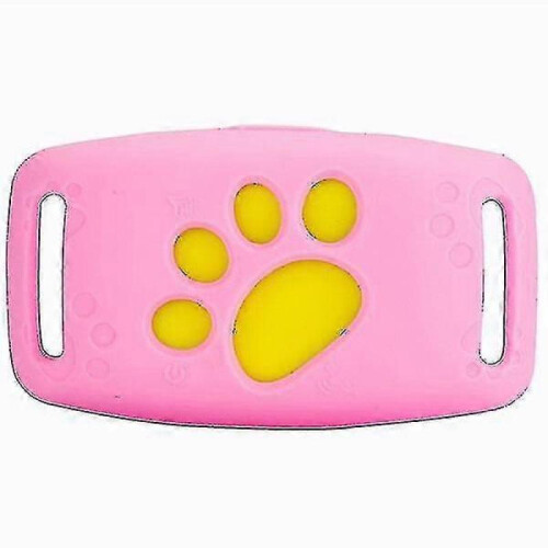 (Pink) Smart Gps Cat And Dog Collar Tracker