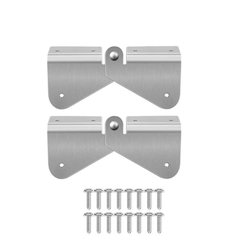 2PCS Gutter Extension Hinge Also Includes Screws Easy DIY Installation on Any Size Rectangle or Square Downspout 1