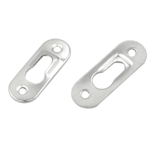 Lot de 50 crochets métalliques pour cadres photo, 42 mm x 16 mm, fixations pour trous de serrure, accessoires pour meubles et armoires