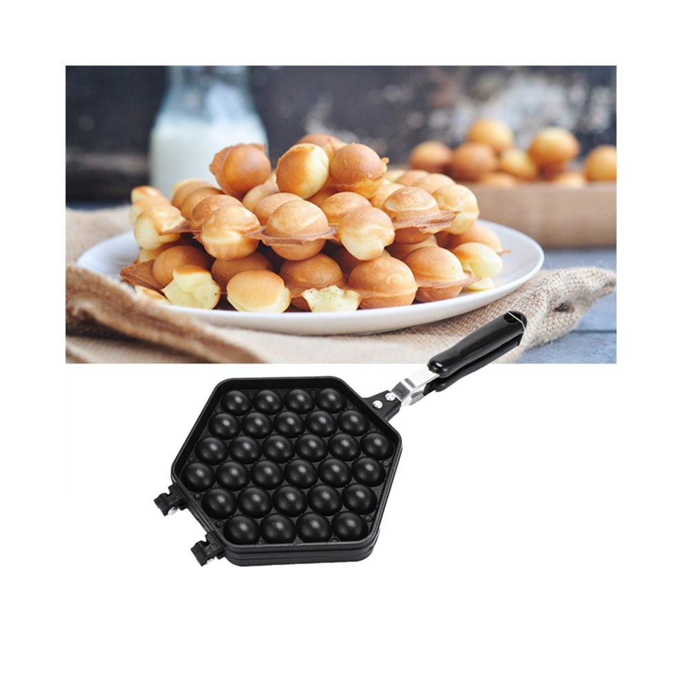 Moule à Gaufres Roses En Aluminium - Fer à Gaufrettes Traditionnel Pour Cuisson