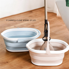 1Pcs Pink Foldable Water Bucket, Outdoor Cleaning Plastic Clothing Storage Debris Sorting Accessories
