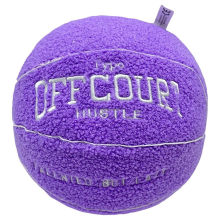 Cuscino da basket fuori dal campo, cuscino sagomato in pile di peluche ricamato, peluche morbido-B