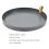 Jewelry Round Tray Practical Wide Usage Storage Trays Decorative Weight 4