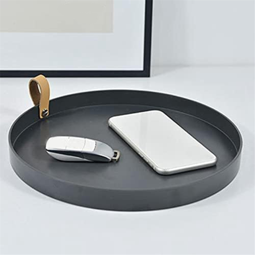 Jewelry Round Tray Practical Wide Usage Storage Trays Decorative Weight 2