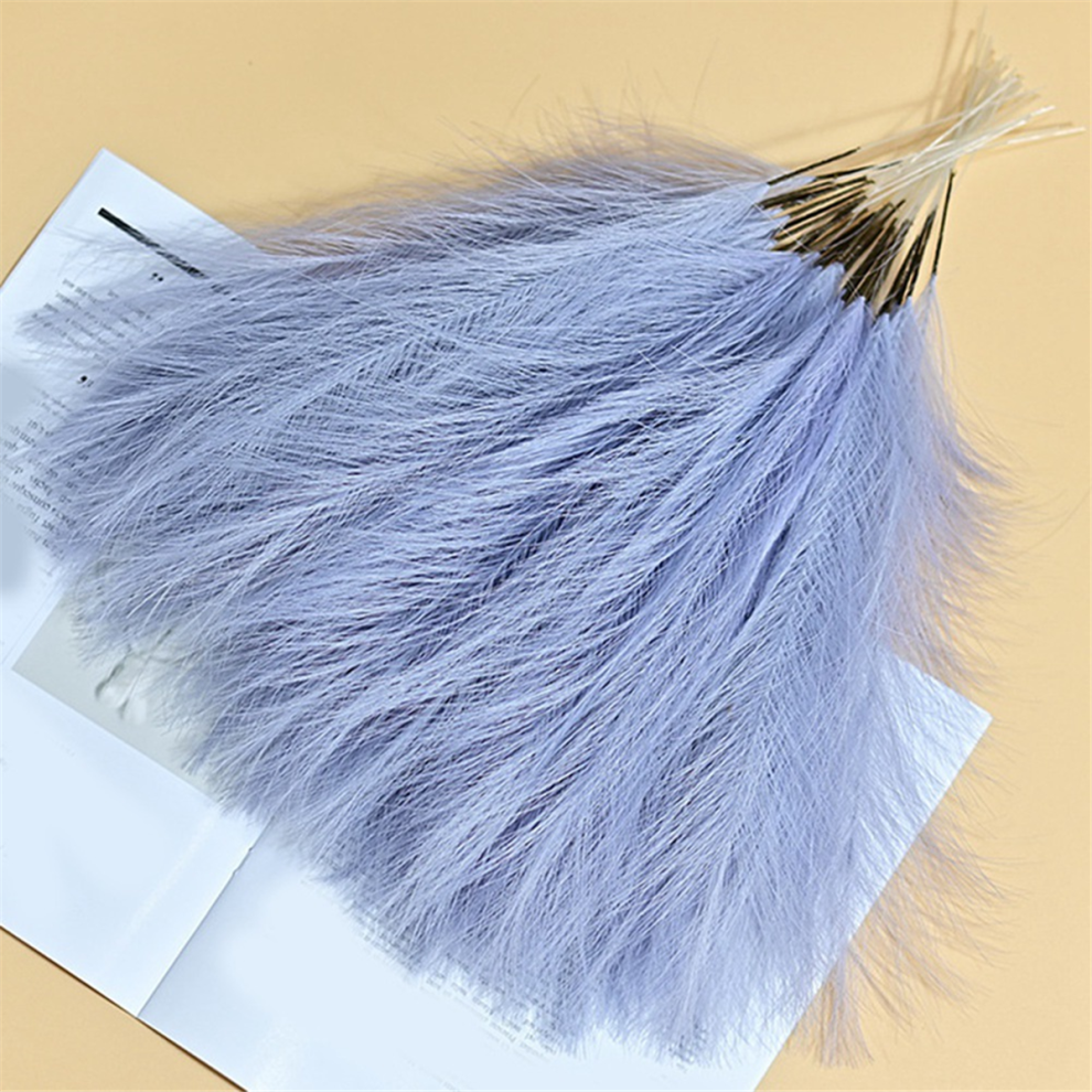 Artificial Pampas Bouquet Grass 16.9 Inch Boho Decor Flower Light Exogio