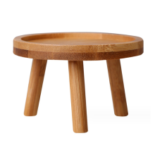 Flower Pot Tray Solid Wood Shelf Indoor Desktop Living Room Potted Pothos Floor-Standing Vase Base