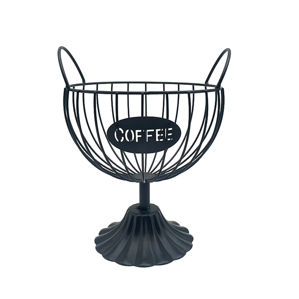Coffee Pod Holder For Cups, Capsule Holder, Cup Holders Counter, Storage Organizer Black Exogio
