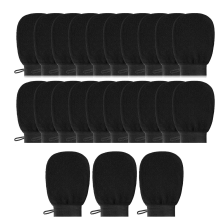 20 Pcs Exfoliating Glove Bulk Exfoliator Mitt Body Scrubber 150D Viscose Fiber Deep Skin Korean Scrub for Bath