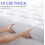 (Double) Microfiber 10cm Mattress Topper  Elastic Corner 4
