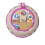 Round Embroidery Pot Double Layer ABS Plastic Frame DIY Accessories Hoops Rose Pink 2