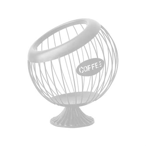 Espresso Capsule Holder Container Counter Coffee Pod Snack Fruit Organizer Kitchen Accessories White