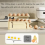 3 Tier Foldable Egg Holders,Rolling Holder for Refrigerator,Automatic Rolling Storage Tray,Egg Tray Cream Color 6