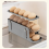 3 Tier Foldable Egg Holders,Rolling Holder for Refrigerator,Automatic Rolling Storage Tray,Egg Tray Cream Color 9
