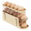 3 Tier Foldable Egg Holders,Rolling Holder for Refrigerator,Automatic Rolling Storage Tray,Egg Tray Cream Color 11