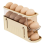 3 Tier Foldable Egg Holders,Rolling Holder for Refrigerator,Automatic Rolling Storage Tray,Egg Tray Cream Color 3