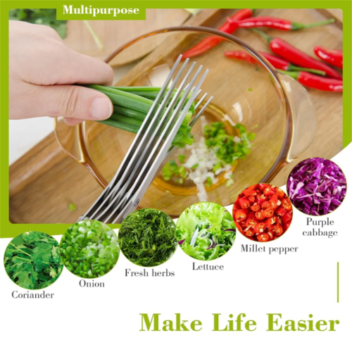 Kitchen Scissors for Food Vegetable Shears Salad Green 2