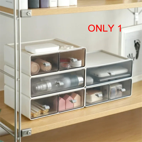 Drawer Type Cosmetic Storage Office Desktop Stationery Finishing Box Free Combination Multilayer Stackable A 2