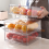 Refrigerator Drawers Stackable Fridge Organizer Bins for Organizers and Storage Size Large 2