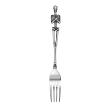 Halloween Fork Skeleton Skull Handle Tableware Vintage Dinner Table Flatware Set Christmas Gifts A