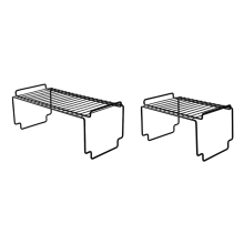 Kitchen Cabinet Organizer Storage Rack Holder Bathroom Organization and Shelves Black