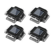 4pack Solar Pool Deck Lights Side Floor Lights,Outdoor Above Ground and Inground Swimming Pools Accessories