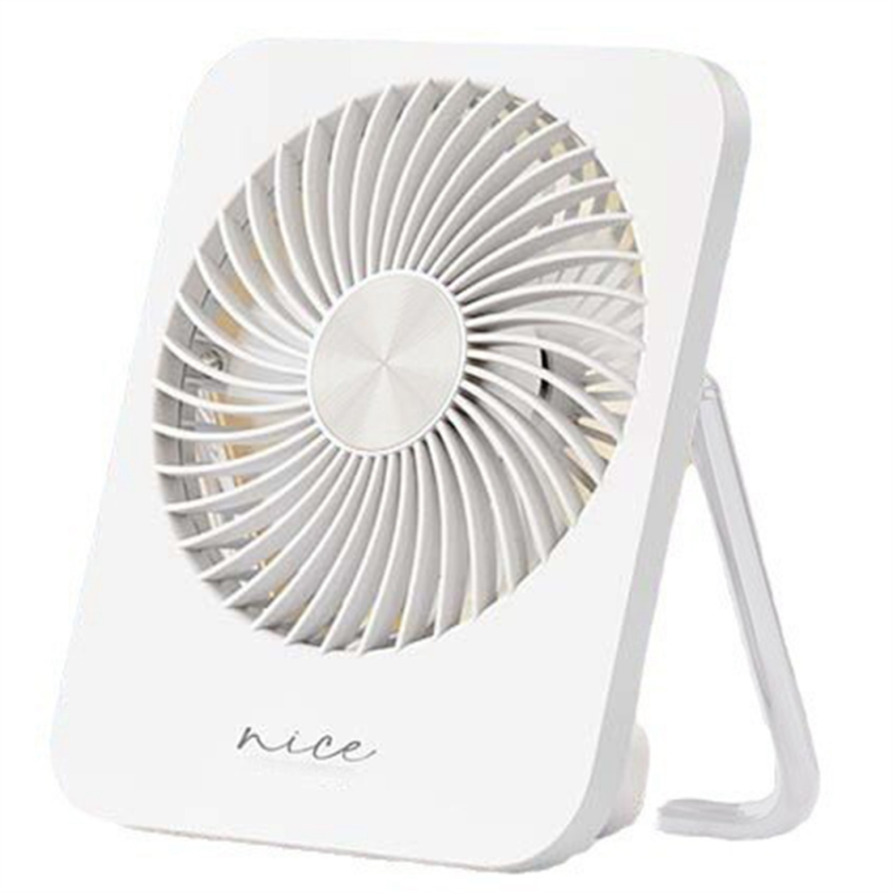 Outdoor Desktop Folding Mini Thin, , Silent, High Wind, Portable Wall-Mounted Small Fan White-image-OPC-PJZFDPV-NEW