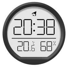LED Digital Wall Clocks Temperature Humidity Date Display Electronic Table Alarm Clock for Kitchen Study Refrigerator A