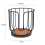 Coffee Filter Holder Basket Container Storage Rack Pod for Travel Countertop Kitchen Decor,B 6