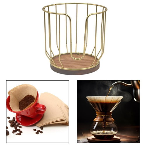 Coffee Filter Holder Basket Container Storage Rack Pod for Travel Countertop Kitchen Decor,B 2
