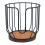 Coffee Filter Holder Basket Container Storage Rack Pod for Travel Countertop Kitchen Decor,B 1
