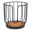 Coffee Filter Holder Basket Container Storage Rack Pod for Travel Countertop Kitchen Decor,B 8