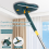 Telescopic Triangular Mop Self-Twisting Water Extended Hands-Free Lazy Tool Rotating Household Cleaning 2
