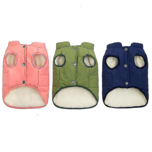 (M, pink) Soft Windproof Small Dog Coat 2
