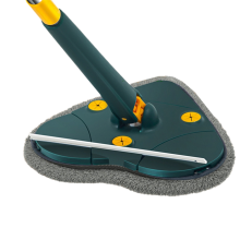 Telescopic Triangular Mop Self-Twisting Water Extended Hands-Free Lazy Tool Rotating Household Cleaning