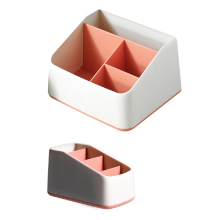 Boîte de rangement de bureau multifonctionnelle, organiseur de commode, papeterie de bureau, rouge