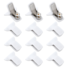 12pcs Duvet Clips for Comforter Inside, Strong Holder Blanket Quilt Fasteners Foam Metal Padded Cover