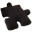 Plush Puzzle Pillow Irregular Shape Fun Suitable for Sofa and Bed Black 7