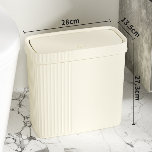 1Pcs Trash Can That Be Put in A Small Space. Garbage Container Bin with Lid 2