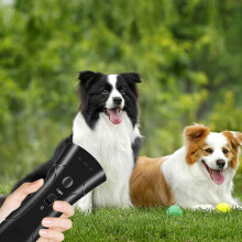 (1 Pc, Black) Pet Dog Repeller Anti Barking Stop Bark Trainer