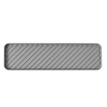 Tray Placemat Seasoning Bottle Rack Insulated Teacup Storage Mat Kitchen Soap Silicone Sink Gray