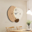 Nordic Wall Clock Home Decor Non Ticking Simple Decorative A 8