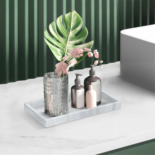 Bathroom Counter Tray Advanced Sink Shatterproof Rectangular Soap Distribution A 1