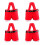 Gift Bag, Santa Pants, Christmas Candy Portable Container M 10