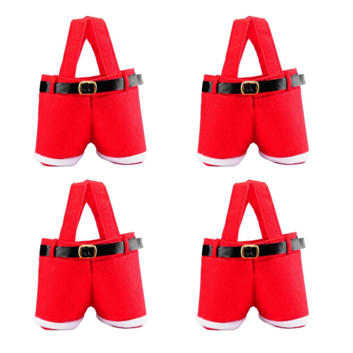 Gift Bag, Santa Pants, Christmas Candy Portable Container S