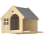 Villa Cat Bed, Wall-Type Small Solid Wood Wall Shelf B 1