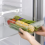 Fridge Organizer Set, Under-Shelf Drawer for Fruit, Eggs - Refrigerator Storage Box, Fresh-Keeping Kitchen Organization 2