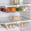 Fridge Organizer Set, Under-Shelf Drawer for Fruit, Eggs - Refrigerator Storage Box, Fresh-Keeping Kitchen Organization 6