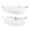 Fridge Organizer Set, Under-Shelf Drawer for Fruit, Eggs - Refrigerator Storage Box, Fresh-Keeping Kitchen Organization 1