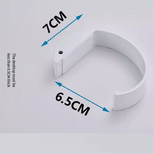 Round Non-Punched Bag Hook Desk Side Hanging Tool Removable and Movable Handbag Stand Multi-Function Table A 1