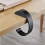 Round Non-Punched Bag Hook Desk Side Hanging Tool Removable and Movable Handbag Stand Multi-Function Table A 4